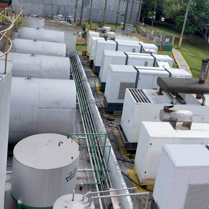 Image of an electricity generation plant using biofuels from the grupo BBF