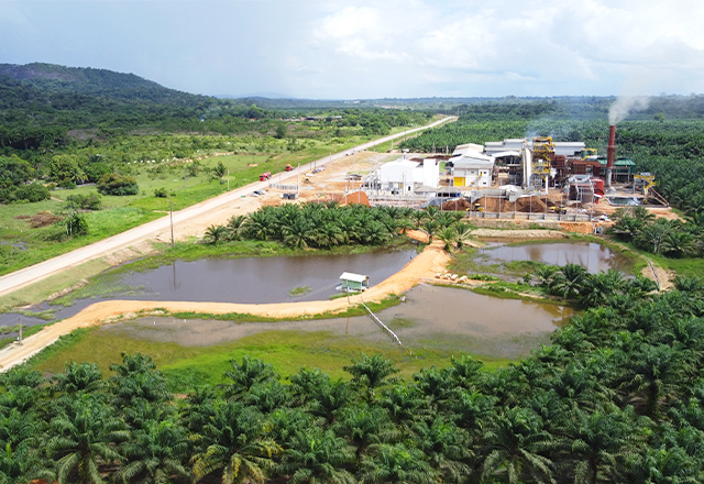 Drone view of the BBF Power Plant in Roraima