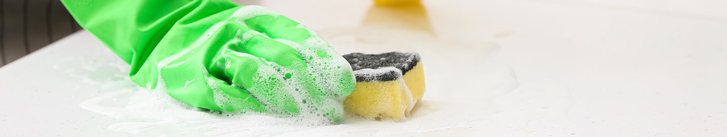 foam on the sponge as a representation of the home care product line