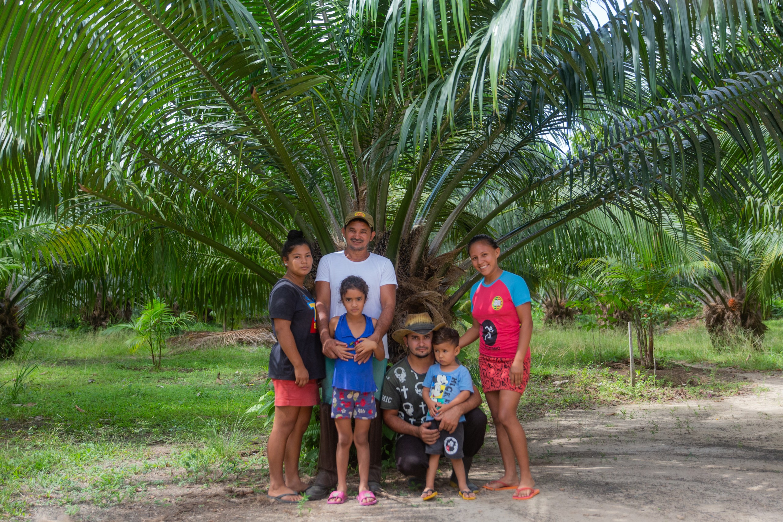 farming family in the program
