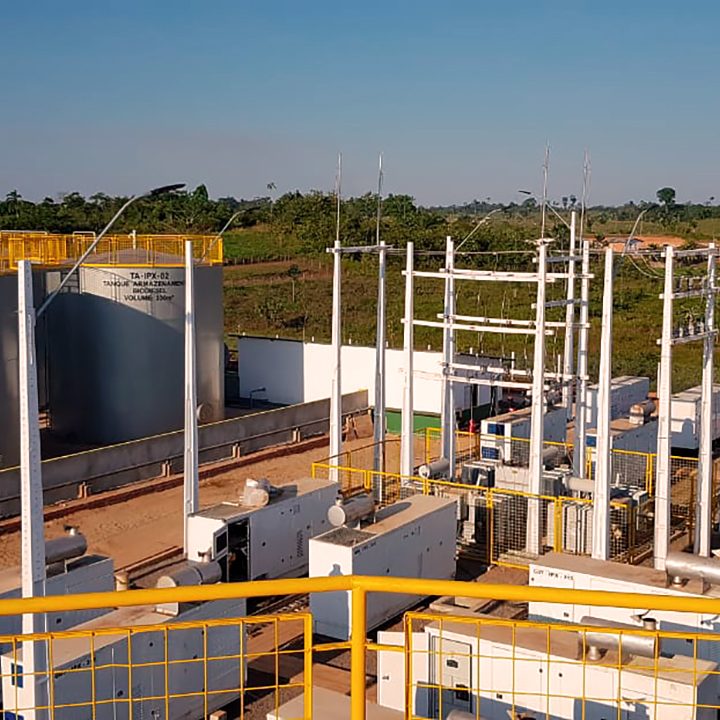 Image of electricity generators using biofuels from the grupo BBF