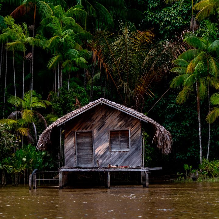Image of a typical riverside house