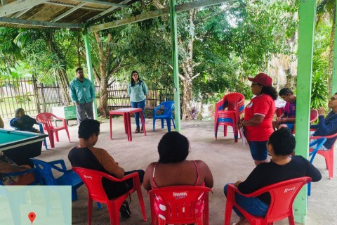delivery of certificates for the fish farming course in the Cravo community