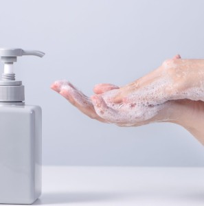 hand with liquid soap foam - representing the Personal Care product line
